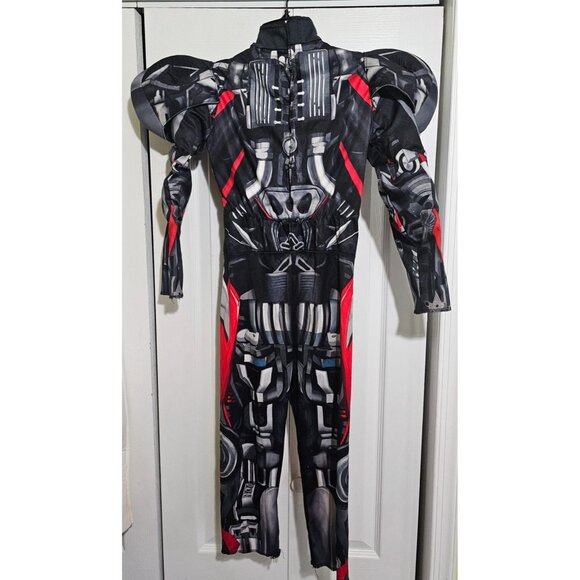 Boys Transformers Autobot Hot Rod Muscle Costume JUMPSUIT ONLY Halloween Kids - Picture 2 of 11